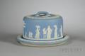 Wedgwood Light Blue Jasper Cheese Dish and Cover
