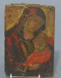 Small Russian Icon of the Virgin and Child