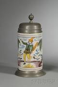 Madgeburg Tin Glazed Tankard