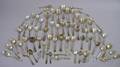 Sixtyfive Assorted Sterling Silver Spoons