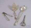 Four Sterling Flatware Serving Items