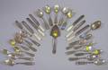 Approximately Twentynine Pieces of Mostly Coin Silver Flatware