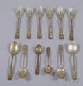 Twelve Pieces of Kirk Sterling Silver Flatware