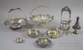 Eight Victorian Silver Plated Table Items