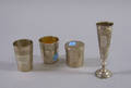 Four Silver Kiddush Cups