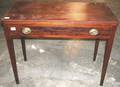 Pennsylvania Hepplewhite mahogany card table ca 1810