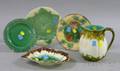 Five Pieces of Assorted Majolica Tableware