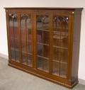 Federalstyle Glazed Mahogany FourDoor Bookcase