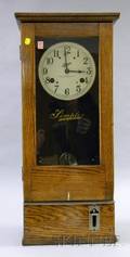 Oak Simplex Time Clock