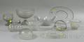 Ten Pieces of Mostly AngloIrish Colorless Cut Glass