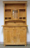 Provincial Pine Stepback Cupboard