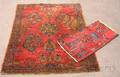Lillihan Rug and a Kashan Carpet Fragment