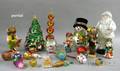 Large Collection of Contemporary Christmas Ornaments and Decorations
