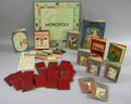 Collection of Mid20th Century Childrens Books a Set of Nineteen Haas Miniature Literature Books and a Monopoly Game