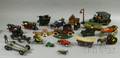 Large Lot of Painted Cast Iron Metal and Tin Toys and Figures