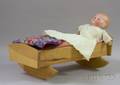 Armand Marseille Baby Doll with Later Cradle