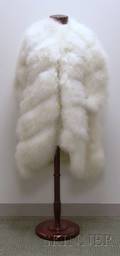 Marabou White Feather Coat