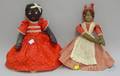 Two Cloth Black DoubleSided Dolls
