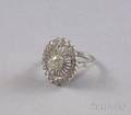 Platinum and Diamond Ring