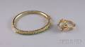 Two 14kt Gold and Gemstone Jewelry Items