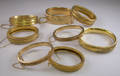 Eight Goldfilled Bangle Bracelets