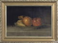 American oil on canvas still life of fruit early 20th c
