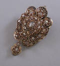 Victorian Gold Enamel and Diamond PendantBrooch