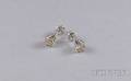 Pair of Diamond Stud Earrings