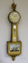 Mahogany Patent Timepiece or Banjo Clock