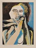 Ossip Zadkine RussianFrench 18901967 Girl with Dove