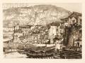 Samuel V Chamberlain American 18951975 Mediterranean Village VillefranchesurMer