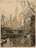 Tanna KasimirHoernes Austrian 18871972 Lot of Two New York Views New York Montaque