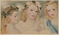 After Marie Laurencin French 18831956 Trois jeunes femmes en buste
