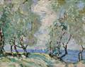 Attributed to Anne Ramsdell Congdon American 18731958 Coastal View with Trees