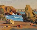 Helen Florence Newton American 18781970 Rocky Coast Possibly California