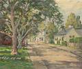 James King Bonnar American 18831961 Street in Edgartown sic