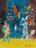 Jean Dufy French 18881964 Clowns musiciens