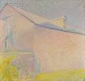 Wolf Kahn American b 1927 Barn in Summer