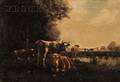 George Arthur Hays American 18541934 Cows in a Landscape