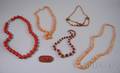 Group of Carnelian and Cinnabar Jewelry
