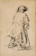 After Jacques Callot French 15921635 Le vieux mendiant a une seule bequille