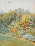 Helen Allingham British 18481926 In a Surrey Garden