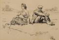 Charles Dana Gibson American 18671944 A Rest by the Sand Trap