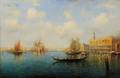 Nicholas Briganti American 18611944 View of the Grand Canal
