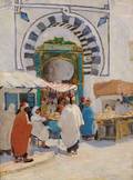Jane Peterson American 18761965 Arabian Market