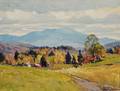Robert Shaw Wesson American 19021967 Autumn View Possibly a Vermont View