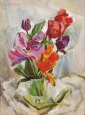Olga Itasca Sears American 19061990 Still Life with Tulips