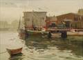 Paul Strisik American 19181998 Gloucester Harbor
