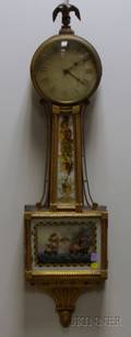 Mahogany Patent Timepiece or Banjo Clock