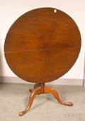 Chippendale Mahogany Tilttop Tea Table